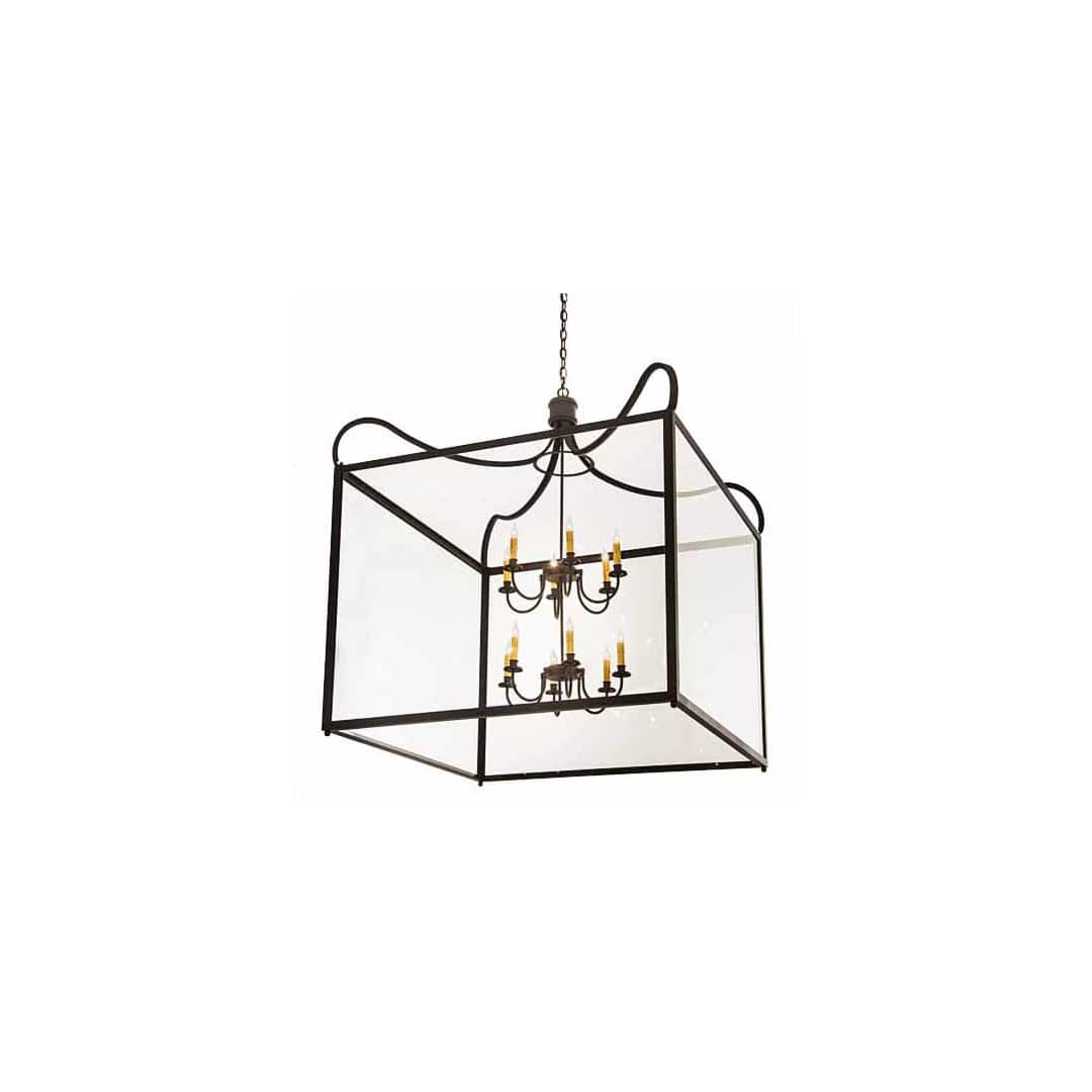 16 Light 61" Wide Taper Candle Pendant