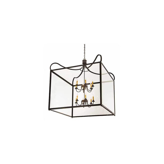 16 Light 61" Wide Taper Candle Pendant