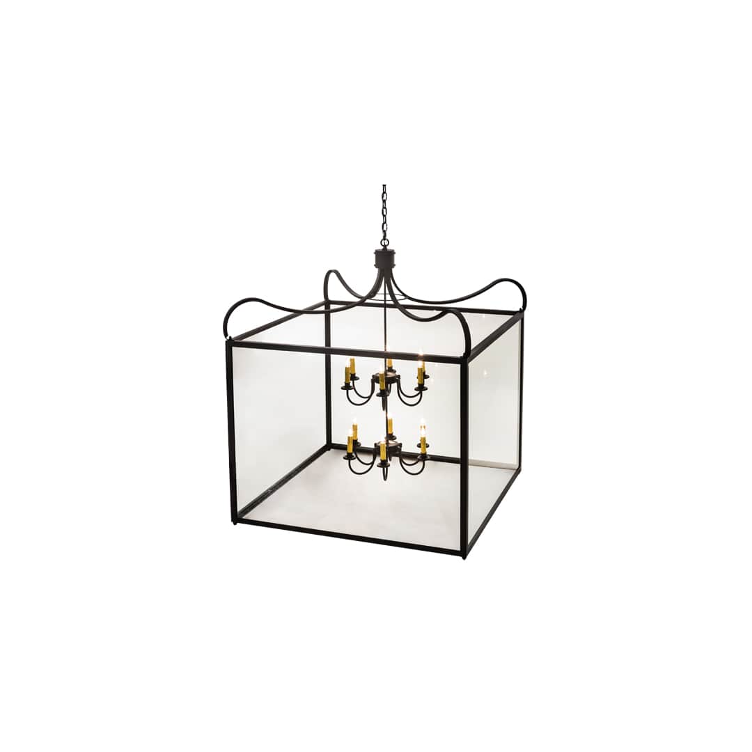 16 Light 61" Wide Taper Candle Pendant