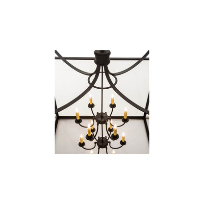 16 Light 61" Wide Taper Candle Pendant