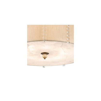 Cilindro Lujoso 8 Light 33" Wide Semi-Flush Drum Ceiling Fixture