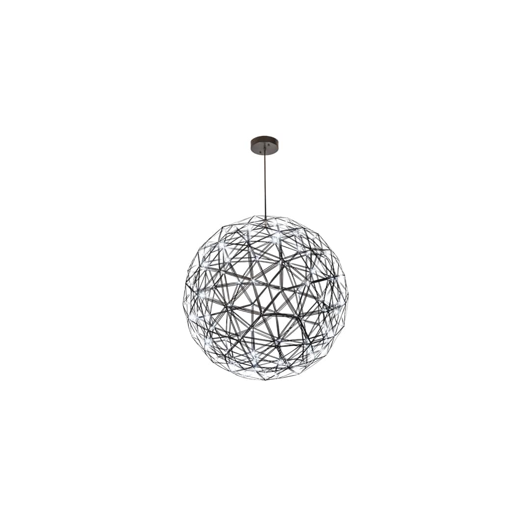 92 Light 44" Wide Cage Pendant
