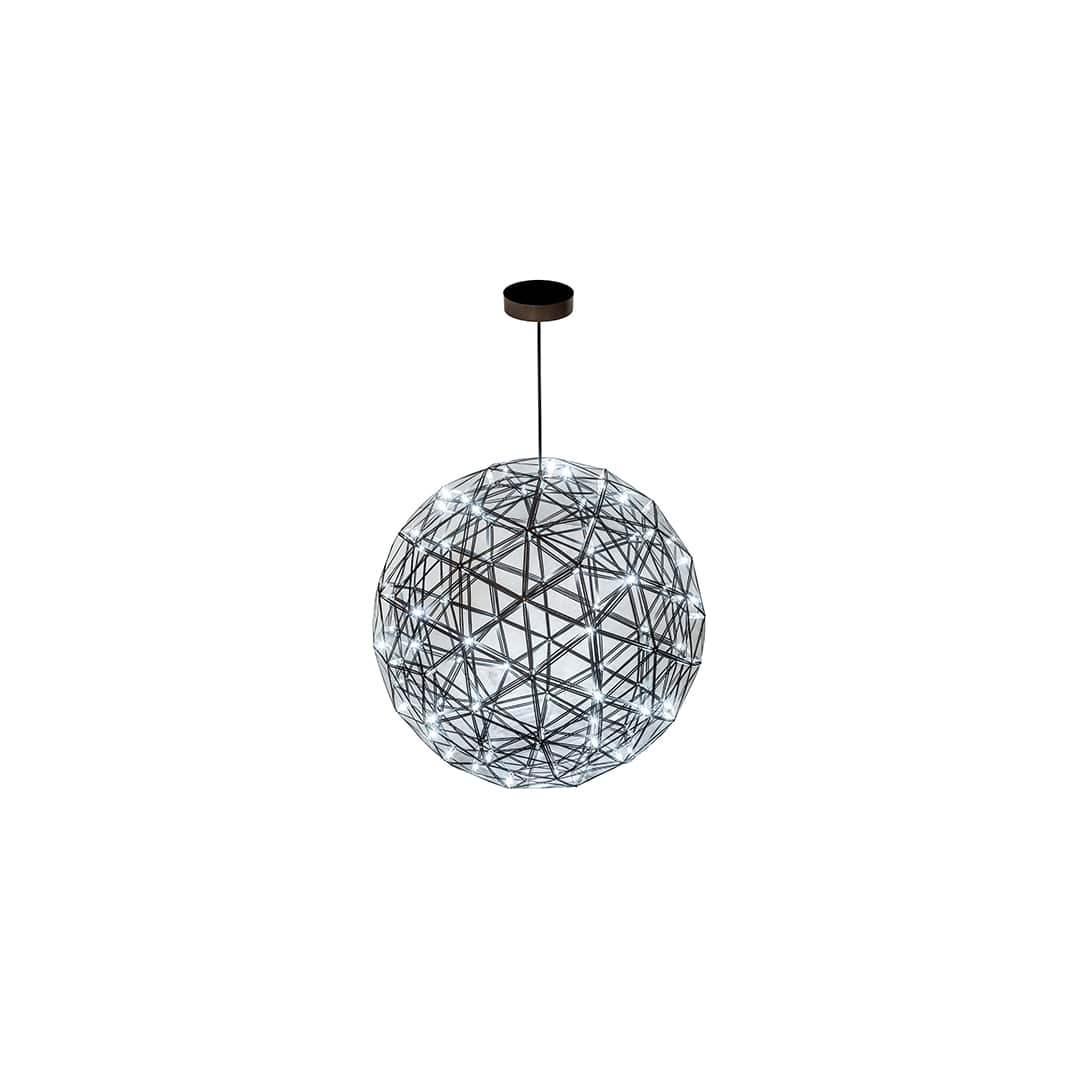92 Light 44" Wide Cage Pendant