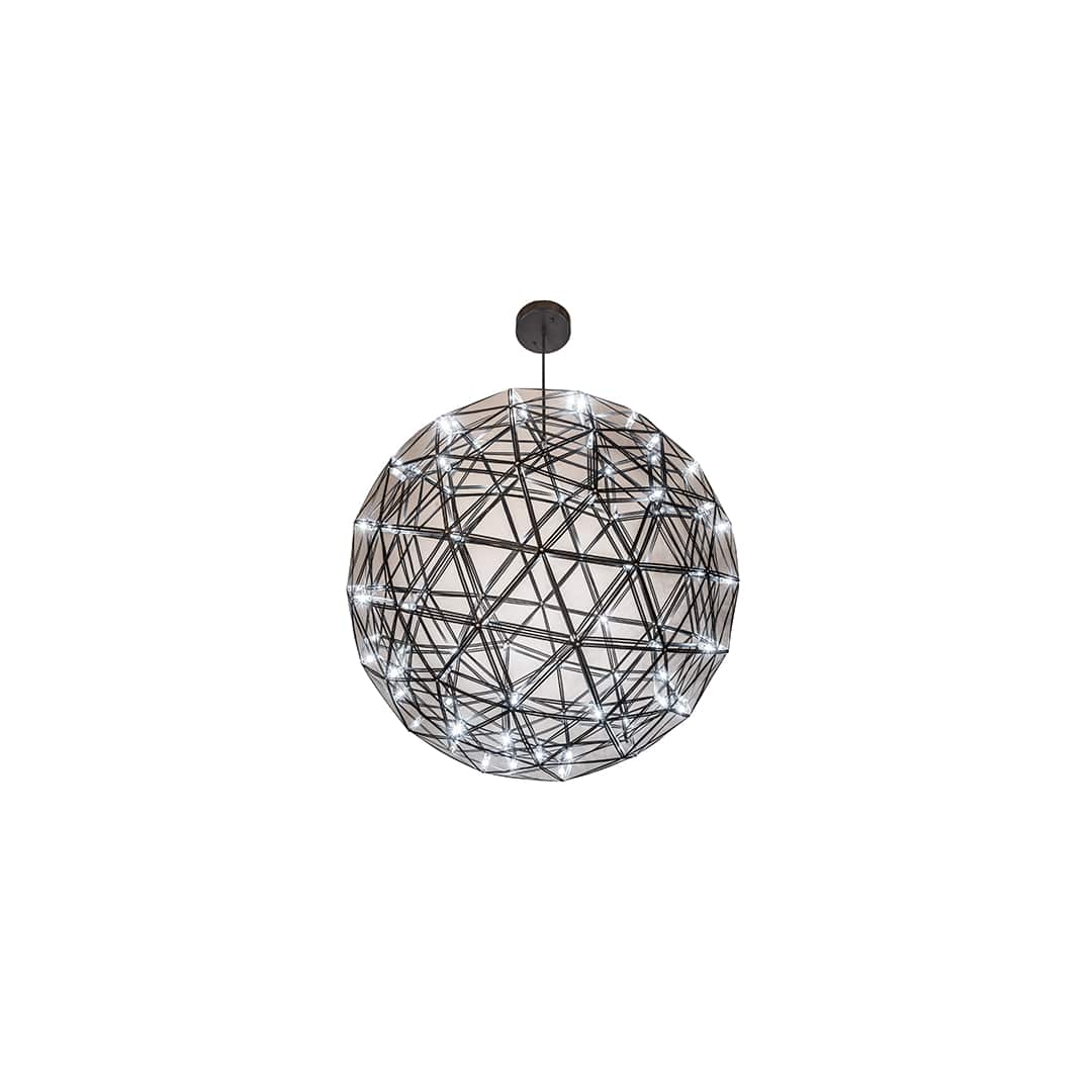 92 Light 44" Wide Cage Pendant