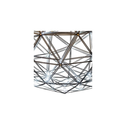 92 Light 44" Wide Cage Pendant