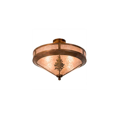 Tamarack 4 Light 20" Wide Semi-Flush Ceiling Fixture