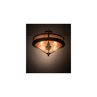 Tamarack 4 Light 20" Wide Semi-Flush Ceiling Fixture