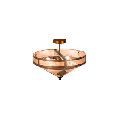 Tamarack 4 Light 20" Wide Semi-Flush Ceiling Fixture