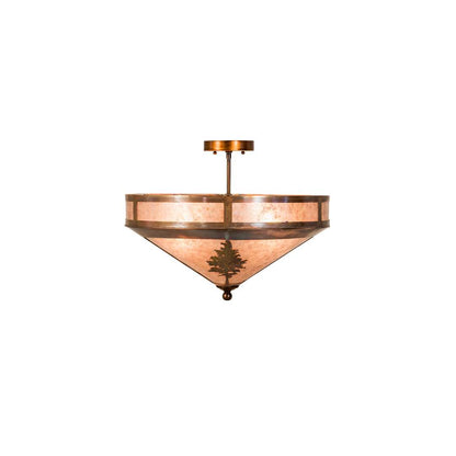Tamarack 4 Light 20" Wide Semi-Flush Ceiling Fixture