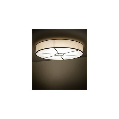 Cilindro 8 Light 48" Wide Semi-Flush Drum Ceiling Fixture - Timeless Bronze Finish