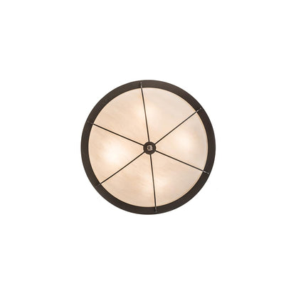 Dominga 4 Light 24" Wide Flush Mount Bowl Ceiling Fixture - Oil Rubbed Bronze Finish