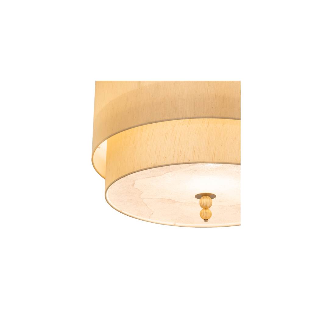 Cilindro Lujoso 10 Light 32" Wide Semi-Flush Drum Ceiling Fixture