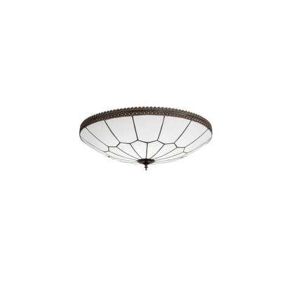 Vincent Honeycomb 30" Wide LED Semi-Flush Bowl Ceiling Fixture