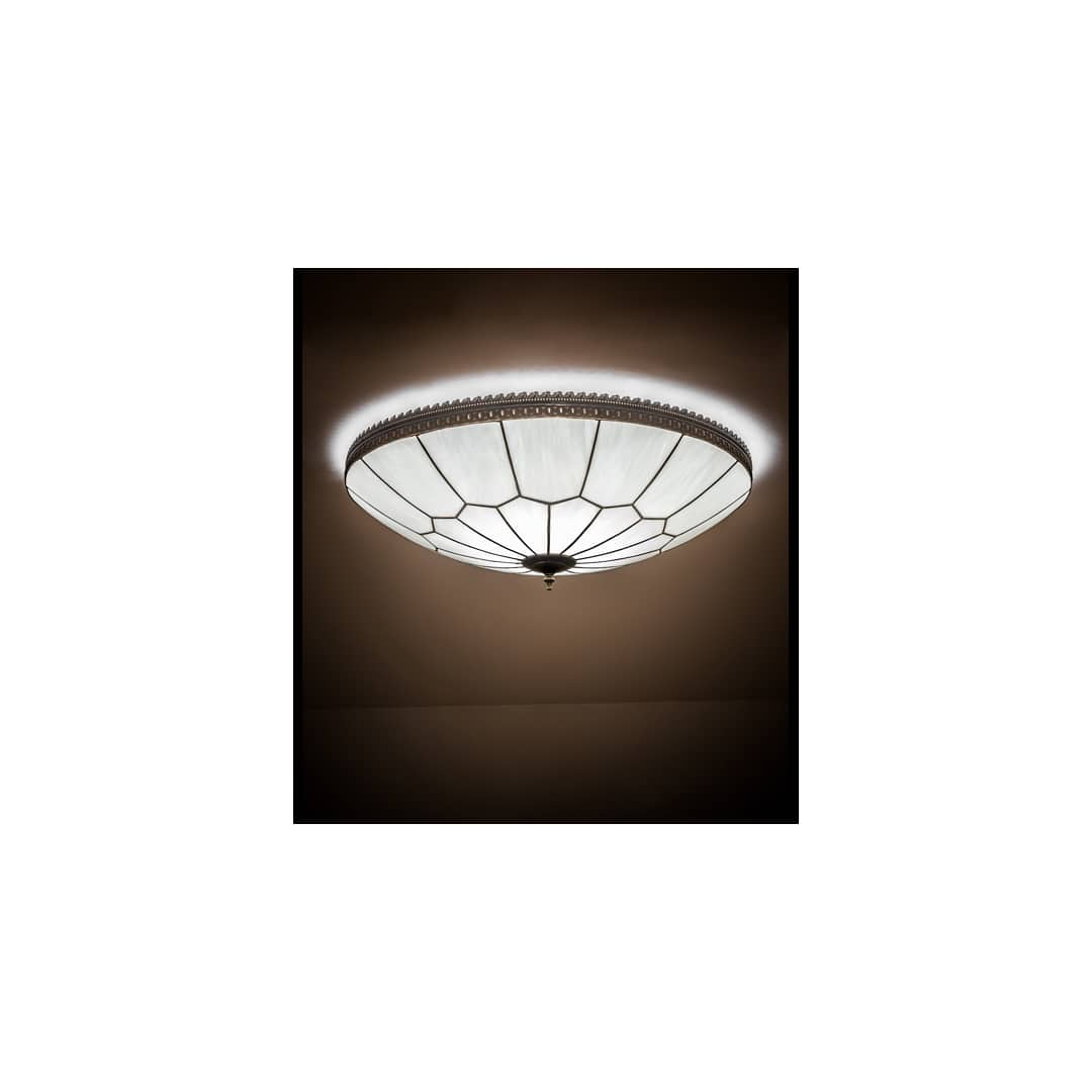 Vincent Honeycomb 30" Wide LED Semi-Flush Bowl Ceiling Fixture