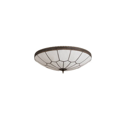 Vincent Honeycomb 30" Wide LED Semi-Flush Bowl Ceiling Fixture
