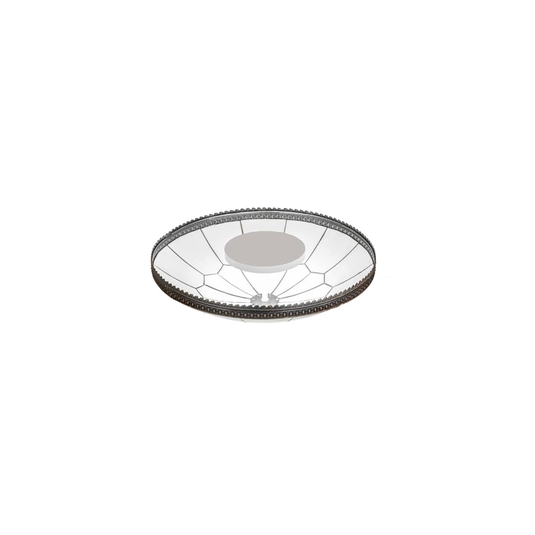 Vincent Honeycomb 30" Wide LED Semi-Flush Bowl Ceiling Fixture