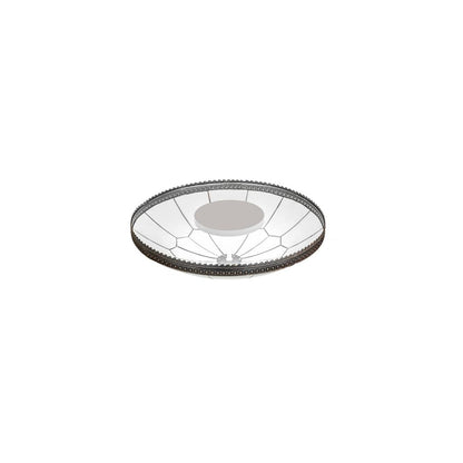 Vincent Honeycomb 30" Wide LED Semi-Flush Bowl Ceiling Fixture