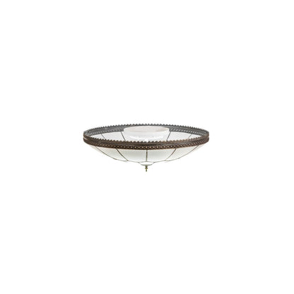 Vincent Honeycomb 30" Wide LED Semi-Flush Bowl Ceiling Fixture