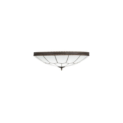 Vincent Honeycomb 30" Wide LED Semi-Flush Bowl Ceiling Fixture