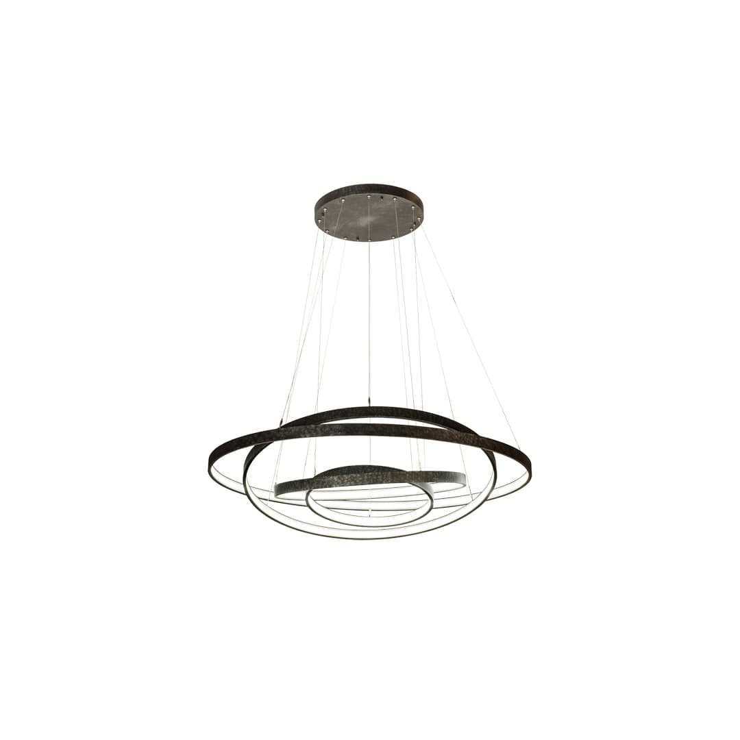 4 Light 60" Wide Suspension Multi Light Pendant