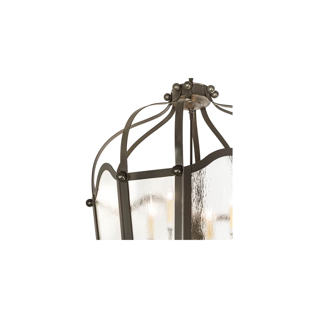 10 Light 33" Wide Taper Candle Pendant