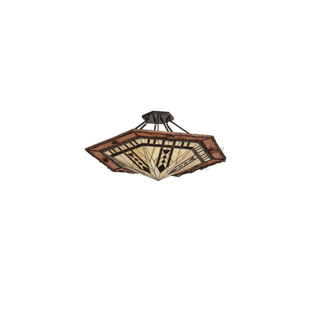 Sonoma 6 Light 53" Wide Semi-Flush Ceiling Fixture