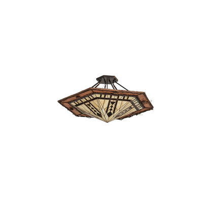 Sonoma 6 Light 53" Wide Semi-Flush Ceiling Fixture
