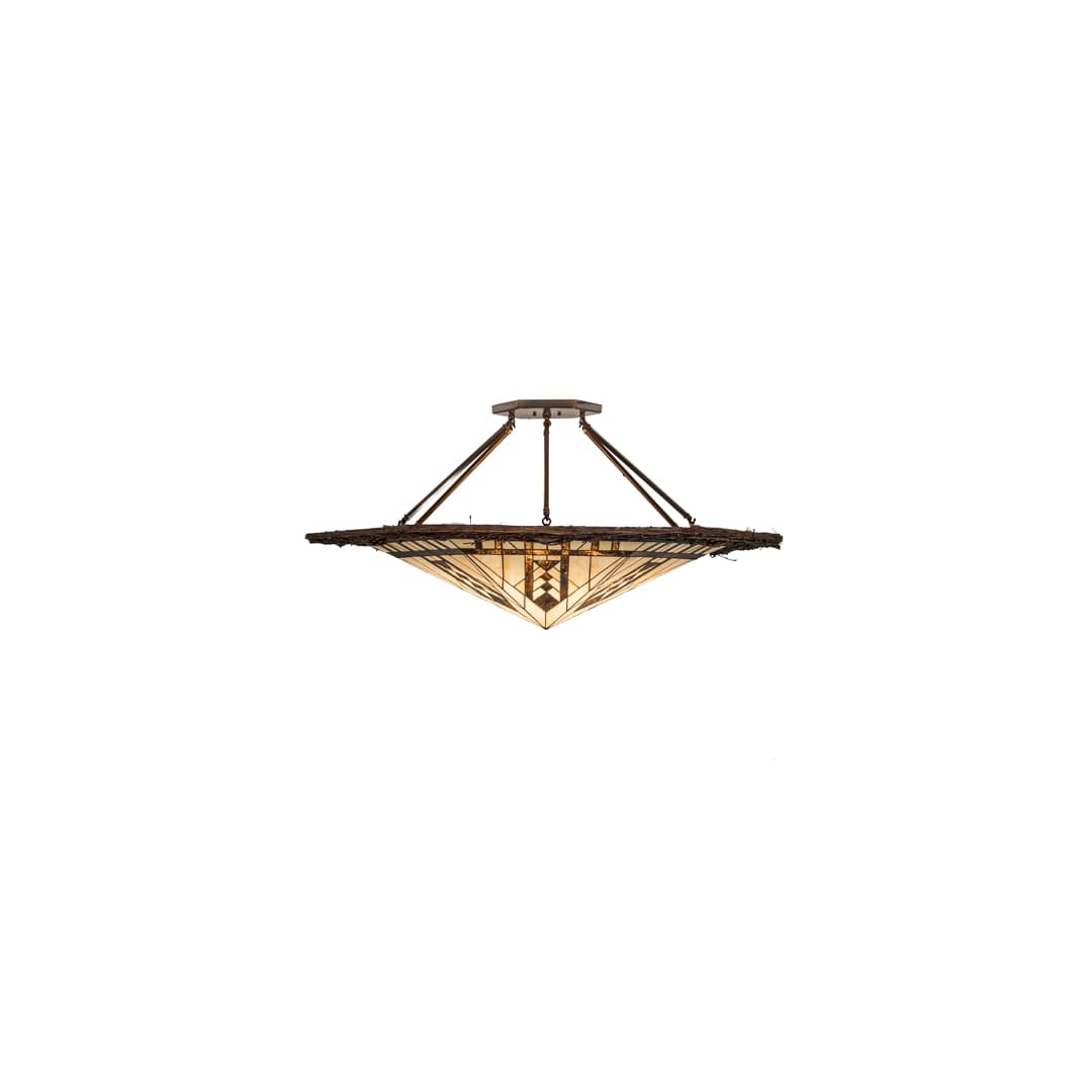Sonoma 6 Light 53" Wide Semi-Flush Ceiling Fixture