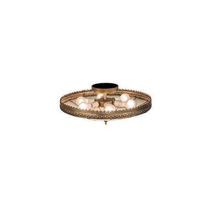 Vincent Honeycomb 6 Light 21" Wide Semi-Flush Bowl Ceiling Fixture
