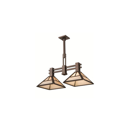 2 Light 17" Wide Pendant