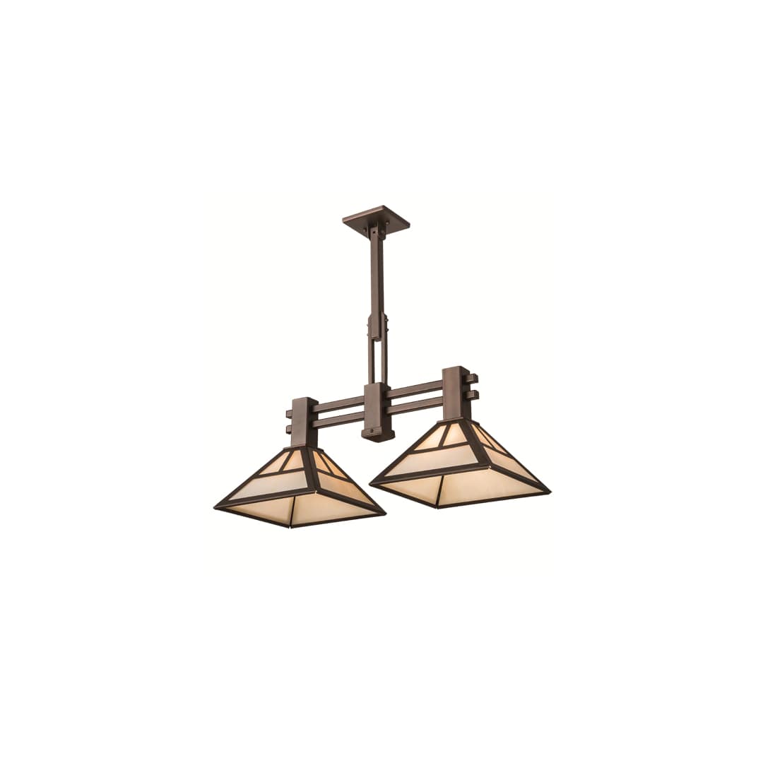 2 Light 17" Wide Pendant