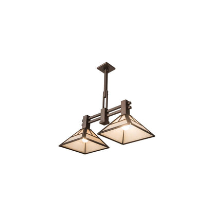 2 Light 17" Wide Pendant