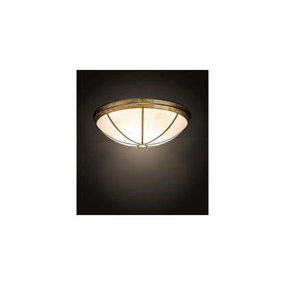 Kahe 12 Light 60" Wide Flush Mount Bowl Ceiling Fixture - Brass Tint Finish