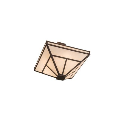 T Mission 8 Light 34" Wide Semi-Flush Ceiling Fixture - Mahogany Bronze Finish