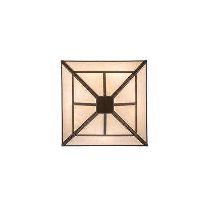 T Mission 8 Light 34" Wide Semi-Flush Ceiling Fixture - Mahogany Bronze Finish