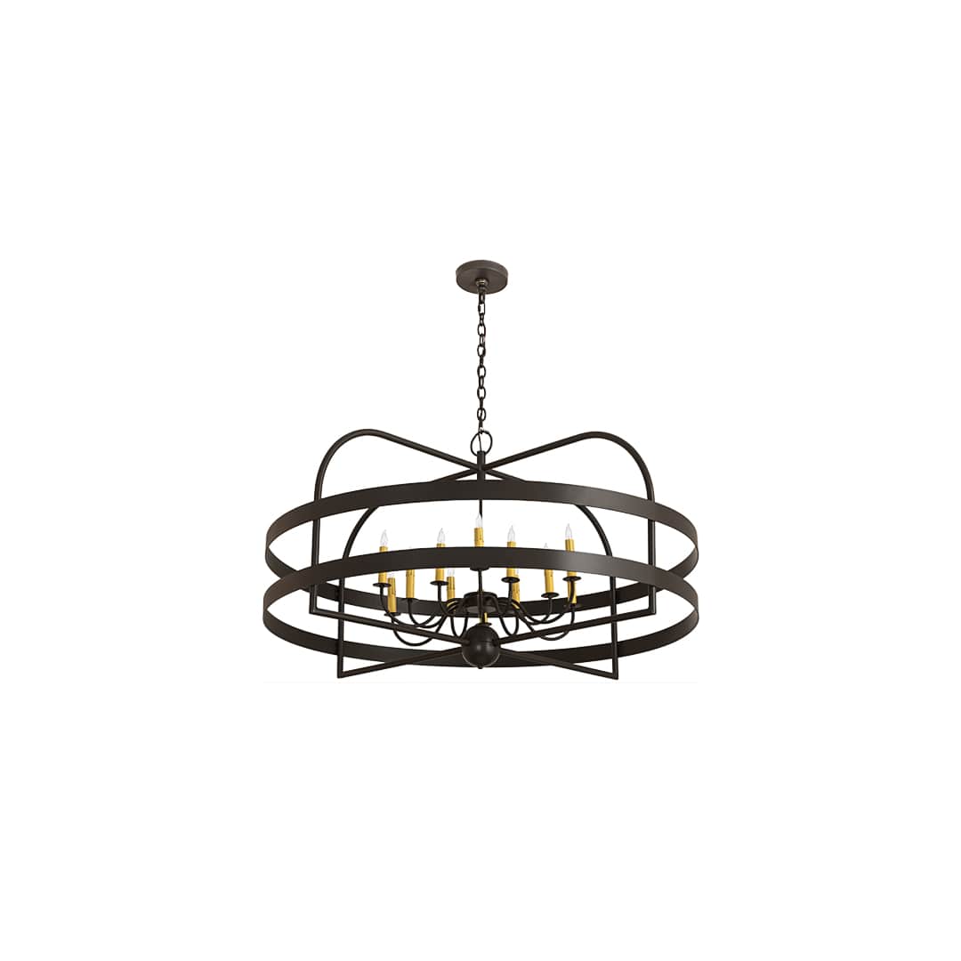 Aldari 12 Light 48" Wide Taper Candle Style Chandelier