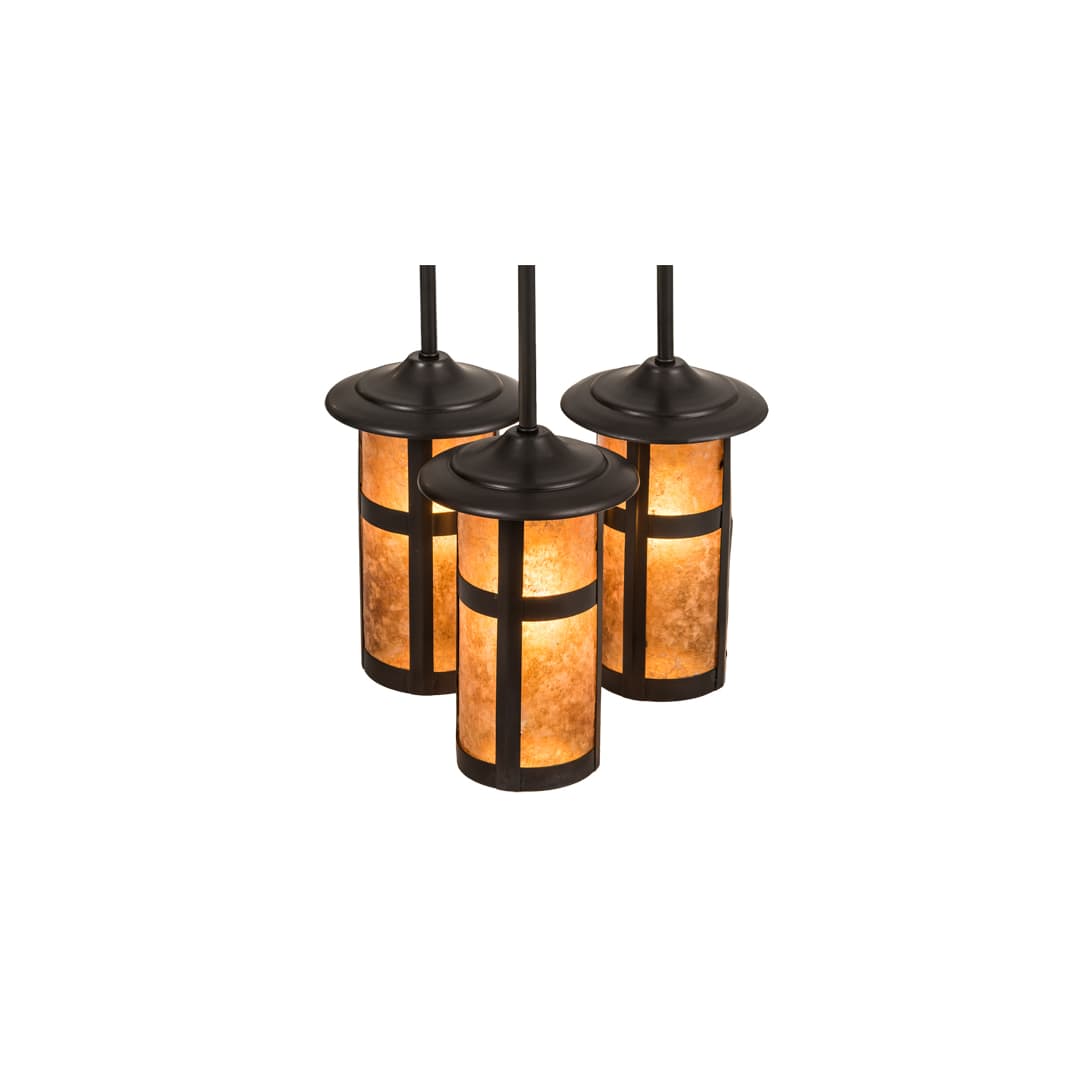 3 Light 14" Wide Multi Light Pendant