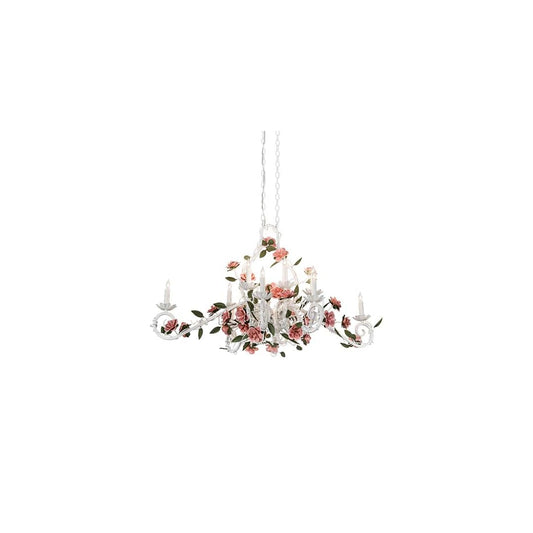 Symphony Rose Basket 12 Light 30" Wide Candle Style Chandelier