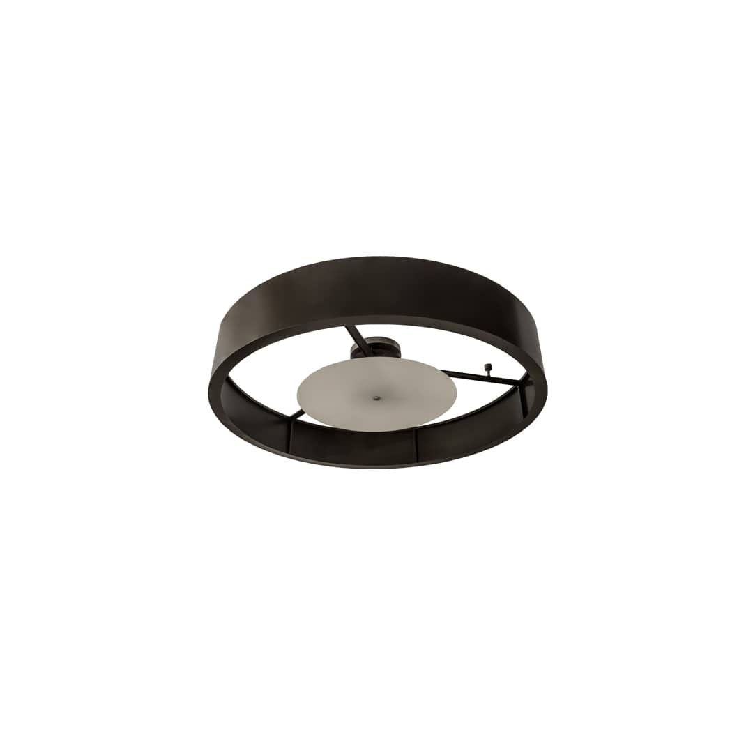 Cilindro Chic 12 Light 72" Wide Semi-Flush Drum Ceiling Fixture