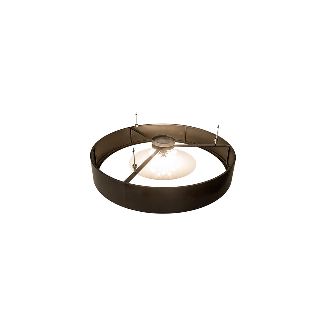 Cilindro Chic 12 Light 72" Wide Semi-Flush Drum Ceiling Fixture