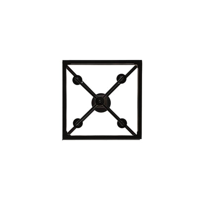 4 Light 34" Wide Taper Candle Pendant