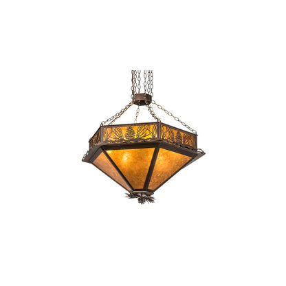 6 Light 36" Wide Pendant