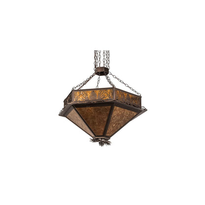 6 Light 36" Wide Pendant