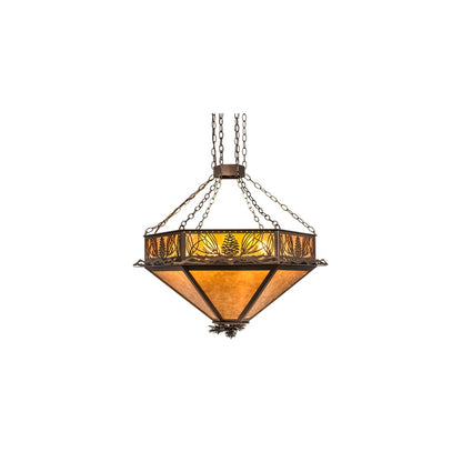 6 Light 36" Wide Pendant
