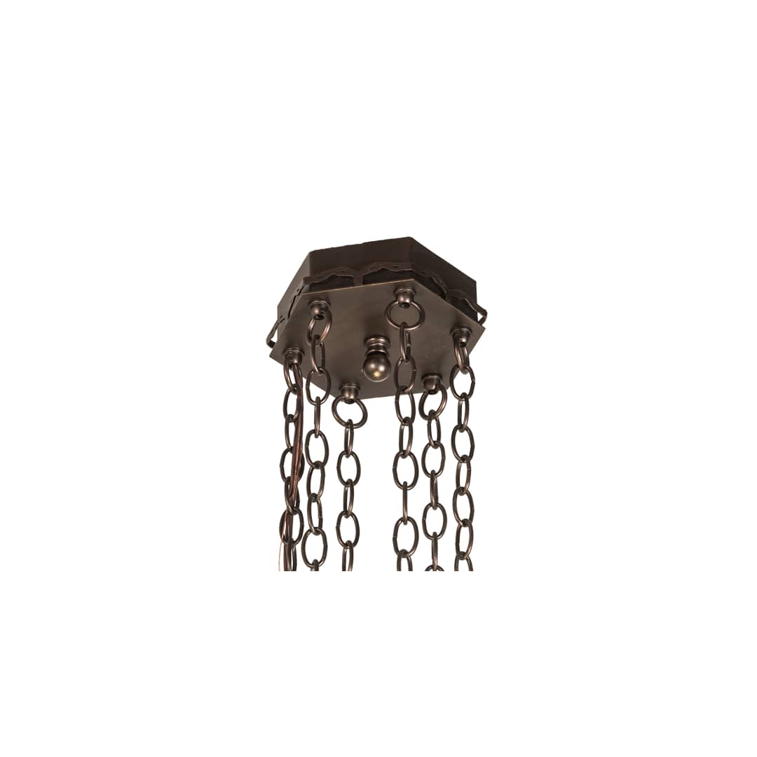 6 Light 36" Wide Pendant