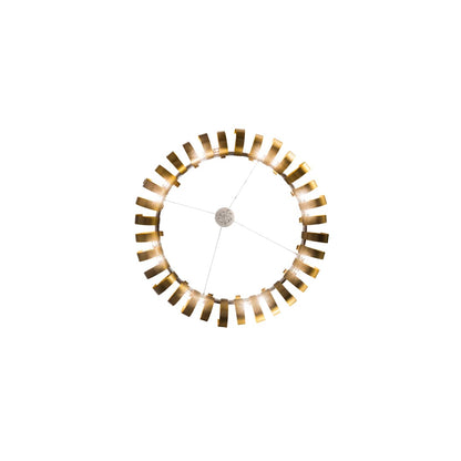 16 Light 63" Wide Abstract Pendant