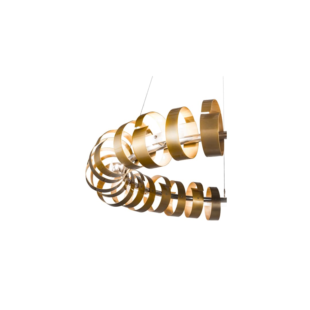 16 Light 63" Wide Abstract Pendant