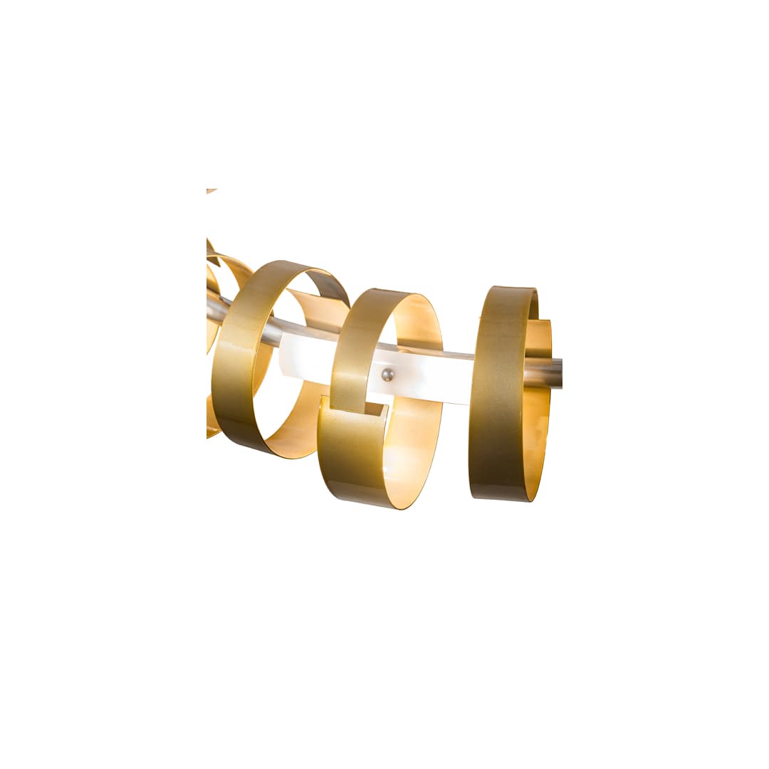 16 Light 63" Wide Abstract Pendant