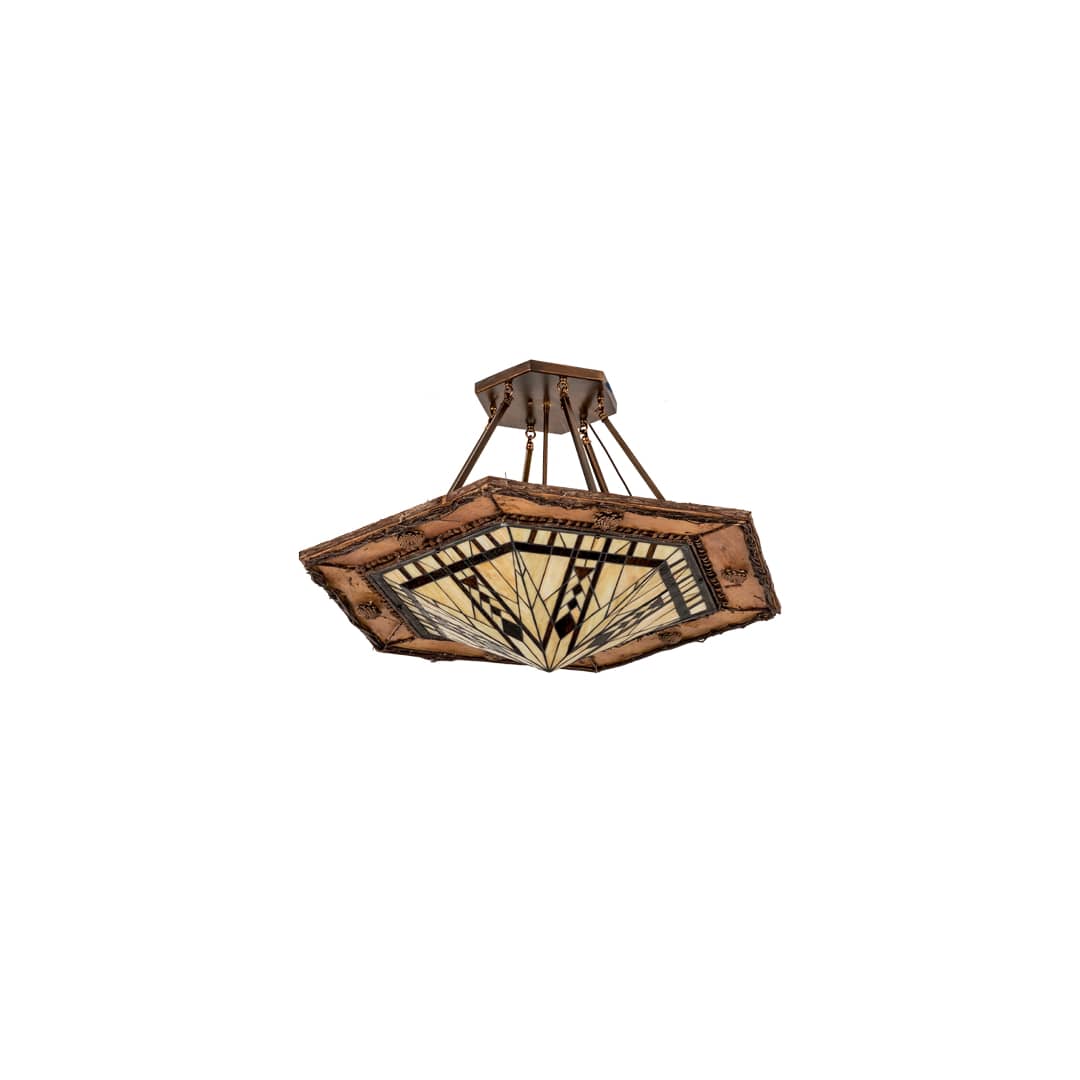 Sonoma 6 Light 40" Wide Semi-Flush Ceiling Fixture