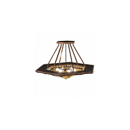 Sonoma 6 Light 40" Wide Semi-Flush Ceiling Fixture